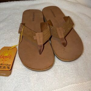 NWT Cobian Men's Lazo Leather Sandals Flip Flops Size 8